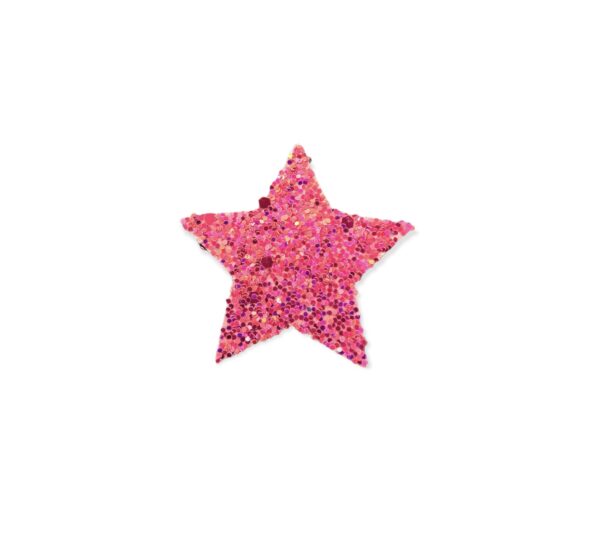 Découvrez la broche étoile rose pailletée
