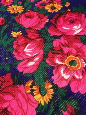 Découvrez notre foulard balte bleu