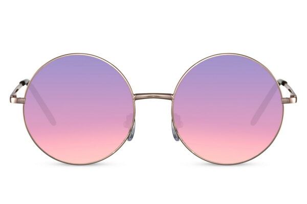 Découvrez les lunettes de soleil rondes aux lentilles couleur rose