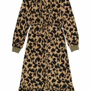 Découvrez la robe longue imprimé léopard pour femme