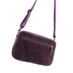 Découvrez le sac cuir multicolore violet en cuir pour femme