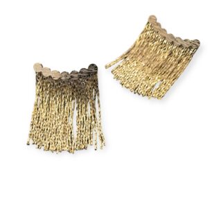 Découvrez nos boucles d'oreilles franges dorées