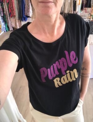 Découvrez notre t-shirt purple rain