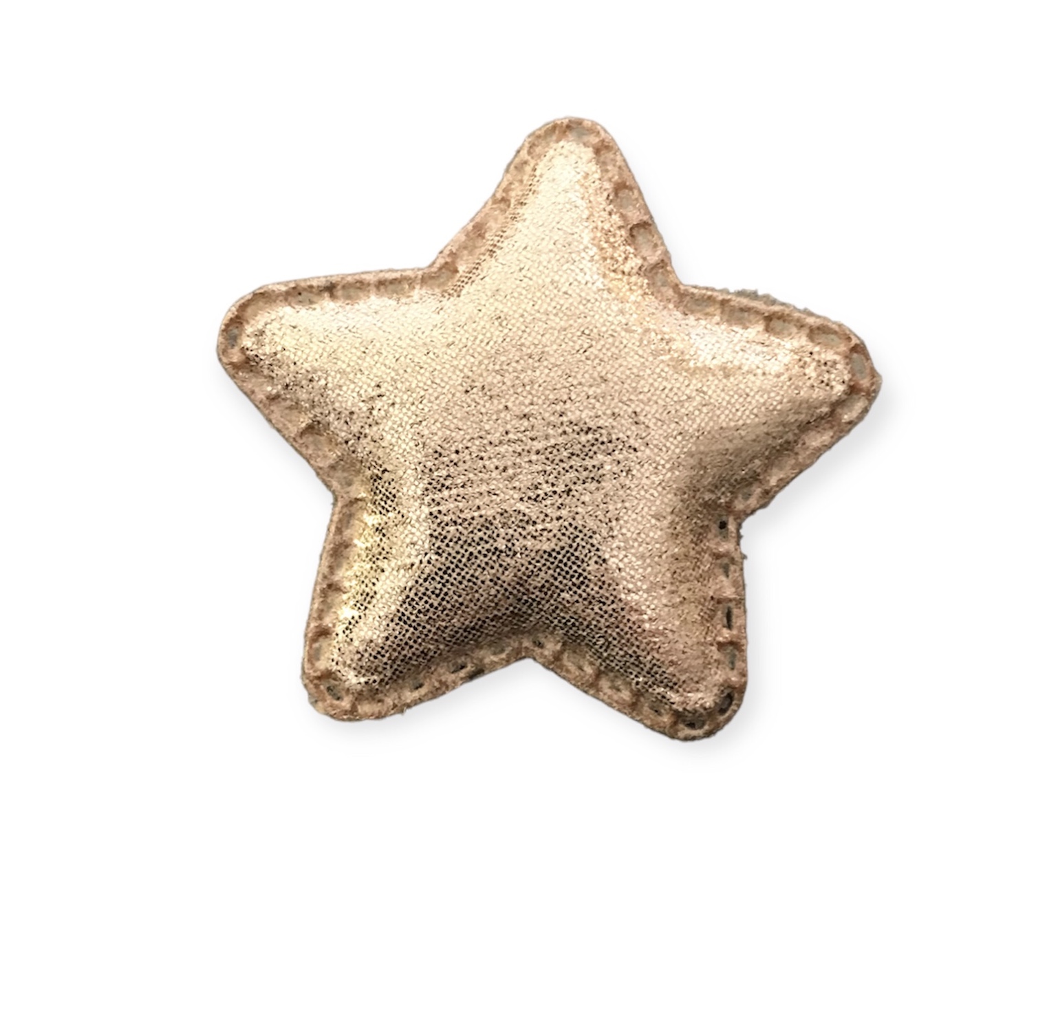 Découvrez notre broche étoile dorée scintillante rembourrée