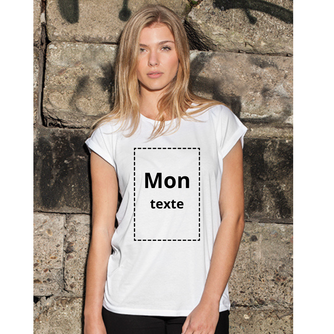 Personnalisez votre t-shirt avec votre propre texte