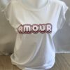 Découvrez notre t-shirt amour rouge pailleté