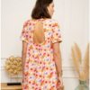 Découvrez notre robe courte les petites fleurs pour femme