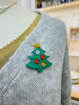 Broche sapin de Noël
