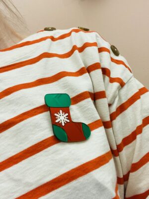 Alternative view of Broche chaussons de Noël 🎅