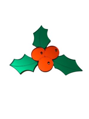 Alternative view of Broche de Noël houx 🎄