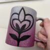 Tasse personnalisée scintillante