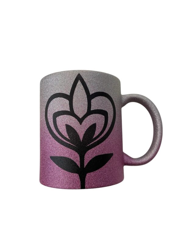 Tasse personnalisée scintillante