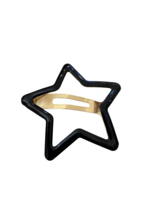 Alternative view of Barrette étoile noire