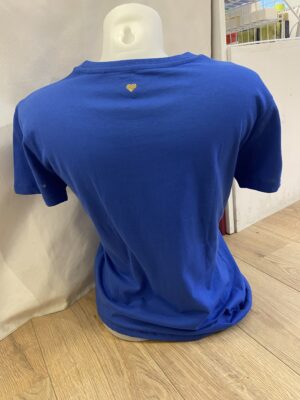 Alternative view of T-shirt sugar skull bleu roi