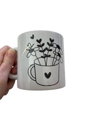 Alternative view of Mug « tasse fleurie »