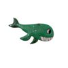 Broche baleine verte bicolore