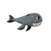 Broche baleine grise bicolore