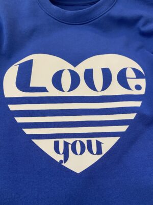 Alternative view of Sweat Love You bleu roi