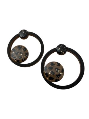 Alternative view of Boucles d’oreilles léopard