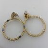 Puces d’oreilles cercle en maille pendantes