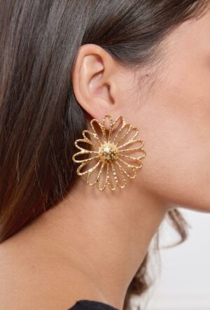 Envie d’un bijou qui respire la féminité, la fraîcheur et la douceur printanière ? Craque pour nos boucles d’oreilles marguerite en acier inoxydable, disponibles en deux finitions au choix : doré lumineux ou argent éclatant.