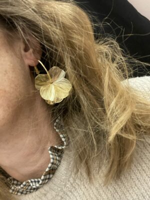 Boucles d’oreilles fleurs XL