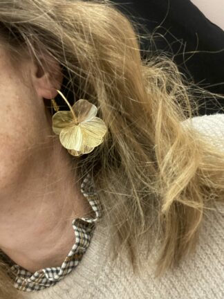 Boucles d’oreilles fleurs XL