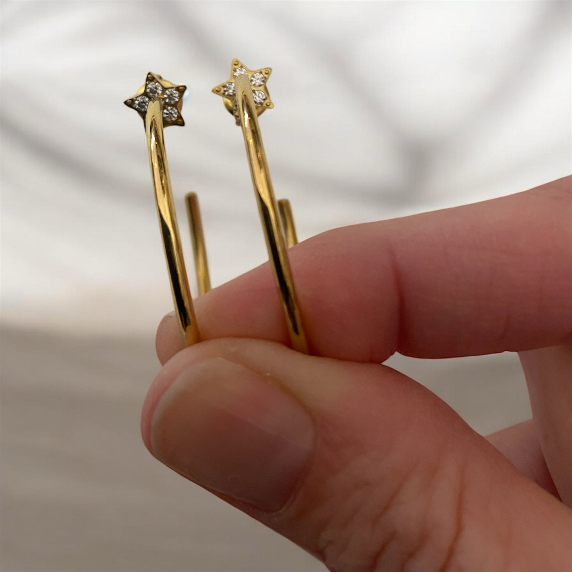 Créole Étoile Pavée Dorée