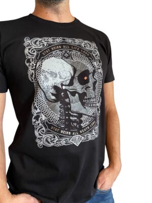 T-shirt Gothic Skul, Stay wierd, collection Hellfest 2026