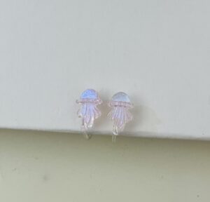 Clips d'oreilles sans perçage pour enfant motif méduses